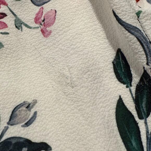 TJD The Jetset Diaries Dress Wrap Boho Feminine Romantic Floral White XS LC - Picture 4 of 5